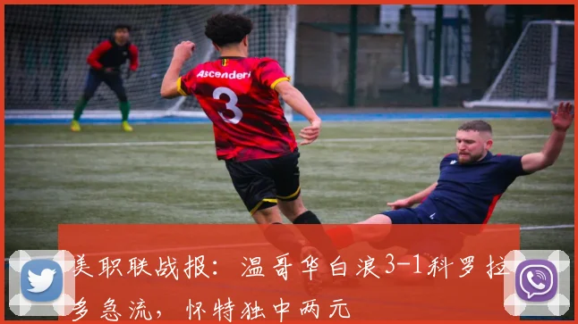 美职联战报：温哥华白浪3-1科罗拉多急流，怀特独中两元